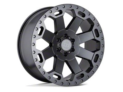 Black Rhino Warlord Matte Gunmetal 8-Lug Wheel; 18x9; -12mm Offset (01-06 Sierra 2500 HD)