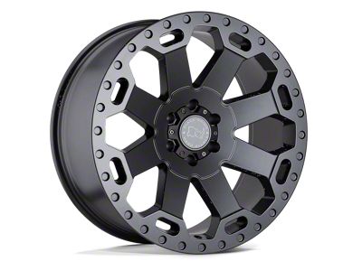 Black Rhino Warlord Matte Gunmetal 8-Lug Wheel; 18x9; 12mm Offset (01-06 Sierra 2500 HD)