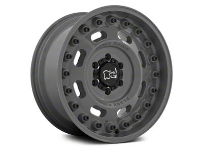 Black Rhino Axle Battleship Gray 8-Lug Wheel; 18x9.5; -18mm Offset (01-06 Sierra 3500 HD SRW)