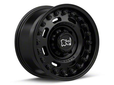 Black Rhino Axle Matte Black 8-Lug Wheel; 17x9.5; -18mm Offset (01-06 Sierra 3500 HD SRW)