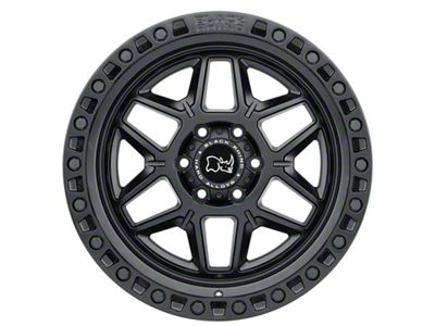 Black Rhino Kelso Matte Black 5-Lug Wheel; 17x9; 0mm Offset (02-08 RAM 1500, Excluding Mega Cab)