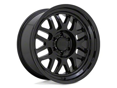 Black Rhino Delta Gloss Black 8-Lug Wheel; 17x9.5; -18mm Offset (03-09 RAM 2500)