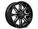 Black Rhino Sierra Gloss Black Milled 8-Lug Wheel; 18x9; -12mm Offset (03-09 RAM 2500)