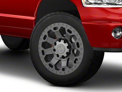 Black Rhino Warlord Matte Gunmetal 8-Lug Wheel; 20x9; 12mm Offset (03-09 RAM 2500)