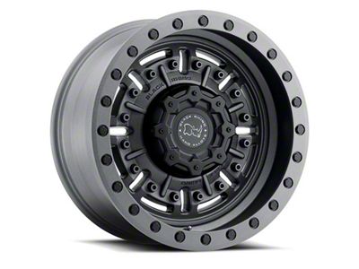 Black Rhino Abrams Textured Matte Gunmetal 8-Lug Wheel; 18x9.5; -18mm Offset (03-09 RAM 3500 SRW)