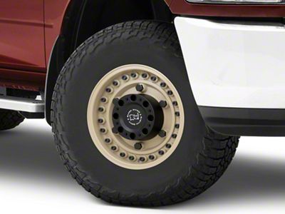 Black Rhino Armory Desert Sand 8-Lug Wheel; 17x9.5; -18mm Offset (03-09 RAM 3500 SRW)