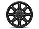 Black Rhino Glamis Matte Black 8-Lug Wheel; 17x9; -12mm Offset (03-09 RAM 3500 SRW)