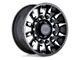 Black Rhino Mission Matte Black with Machined Tinted Spokes 8-Lug Wheel; 20x11.5; -44mm Offset (03-09 RAM 3500 SRW)