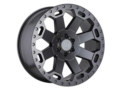 Black Rhino Warlord Matte Gunmetal 8-Lug Wheel; 18x9; -12mm Offset (03-09 RAM 3500 SRW)