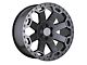 Black Rhino Warlord Matte Gunmetal 8-Lug Wheel; 20x9; -12mm Offset (03-09 RAM 3500 SRW)