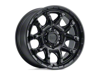 Black Rhino Ark Matte Black with Gloss Black Bolts 6-Lug Wheel; 18x9; 12mm Offset (04-08 F-150)