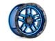 Black Rhino Barstow Dearborn Blue with Black Ring 6-Lug Wheel; 20x9.5; 12mm Offset (04-08 F-150)