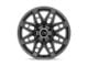 Black Rhino Caprock Matte Gunmetal 6-Lug Wheel; 17x8.5; 0mm Offset (04-08 F-150)