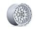 Black Rhino Holcomb Gloss Silver with Mirror Cut Face 6-Lug Wheel; 17x9.5; 12mm Offset (04-08 F-150)