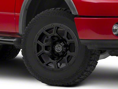 Black Rhino Overland Matte Black 6-Lug Wheel; 18x9.5; 6mm Offset (04-08 F-150)