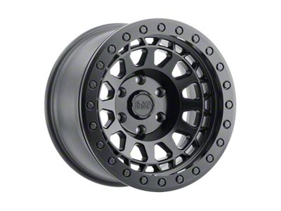 Black Rhino Primm Beadlock Matte Black with Brass Bolts 6-Lug Wheel; 17x8.5; 0mm Offset (04-08 F-150)