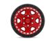 Black Rhino Reno Candy Red with Black Ring and Bolts 6-Lug Wheel; 17x9; 0mm Offset (04-08 F-150)