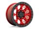 Black Rhino Riot Candy Red with Black Ring and Bolts 6-Lug Wheel; 17x9; 12mm Offset (04-08 F-150)