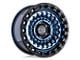 Black Rhino Sentinel Cobalt Blue with Black Ring 6-Lug Wheel; 17x8.5; -10mm Offset (04-08 F-150)