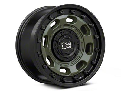 Black Rhino Atlas Olive Drab Green 6-Lug Wheel; 18x9; 0mm Offset (07-13 Sierra 1500)