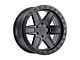 Black Rhino Attica Matte Black with Black Bolts 6-Lug Wheel; 18x9.5; 12mm Offset (07-13 Sierra 1500)