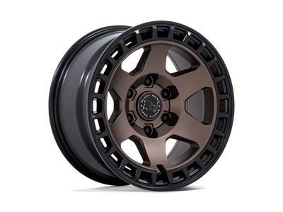 Black Rhino Bahari Burnt Bronze with Matte Black Lip 6-Lug Wheel; 17x8.5; -10mm Offset (07-13 Sierra 1500)