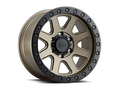 Black Rhino Baker Matte Bronze with Black Ring 6-Lug Wheel; 17x8.5; -18mm Offset (07-13 Sierra 1500)