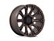 Black Rhino Diamondback Burnt Bronze 6-Lug Wheel; 17x9; 12mm Offset (07-13 Sierra 1500)