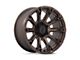 Black Rhino Diamondback Burnt Bronze 6-Lug Wheel; 18x9; 12mm Offset (07-13 Sierra 1500)