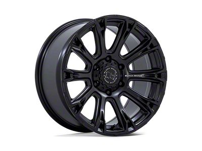 Black Rhino Diamondback Matte Black 6-Lug Wheel; 17x8.5; 25mm Offset (07-13 Sierra 1500)