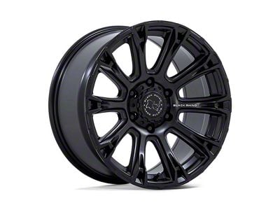 Black Rhino Diamondback Matte Black 6-Lug Wheel; 20x9; -12mm Offset (07-13 Sierra 1500)