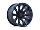 Black Rhino Diamondback Metallic Blue 6-Lug Wheel; 17x8.5; 25mm Offset (07-13 Sierra 1500)