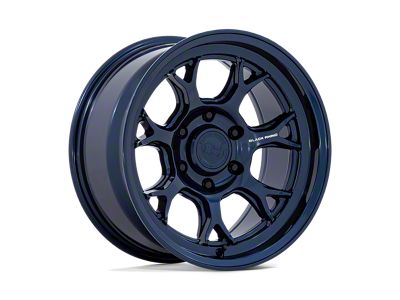 Black Rhino Etosha Gloss Midnight Blue 6-Lug Wheel; 17x8.5; 12mm Offset (07-13 Sierra 1500)