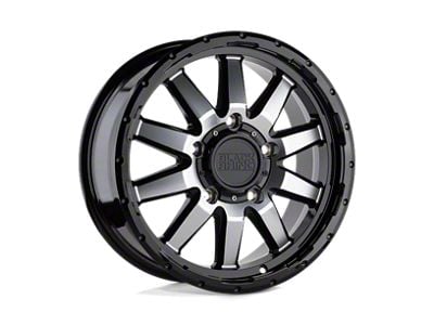 Black Rhino Excursion Gloss Black with Mirror Face 6-Lug Wheel; 18x8; 35mm Offset (07-13 Sierra 1500)