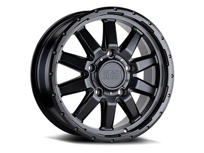 Black Rhino Excursion Matte Black 6-Lug Wheel; 18x8; 48mm Offset (07-13 Sierra 1500)