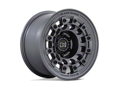 Black Rhino Fuji Matte Gunmetal 6-Lug Wheel; 17x8; 20mm Offset (07-13 Sierra 1500)