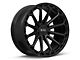 Black Rhino Kaizen Matte Black 6-Lug Wheel; 17x9.5; 12mm Offset (07-13 Sierra 1500)