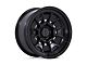 Black Rhino Mondo Matte Black with Gloss Black Lip 6-Lug Wheel; 17x8.5; -10mm Offset (07-13 Sierra 1500)