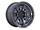 Black Rhino Mondo Matte Gunmetal with Gloss Gray Lip 6-Lug Wheel; 17x8.5; -10mm Offset (07-13 Sierra 1500)