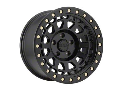 Black Rhino Primm Matte Black with Brass Bolts 6-Lug Wheel; 18x9.5; 12mm Offset (07-13 Sierra 1500)