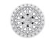 Black Rhino Primm Silver Machined 6-Lug Wheel; 17x8.5; 0mm Offset (07-13 Sierra 1500)