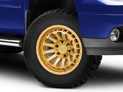 Black Rhino Raid Gold 6-Lug Wheel; 17x8.5; 0mm Offset (07-13 Sierra 1500)