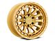 Black Rhino Raid Gold 6-Lug Wheel; 17x8.5; 0mm Offset (07-13 Sierra 1500)