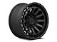 Black Rhino Raid Matte Black 6-Lug Wheel; 17x8.5; 0mm Offset (07-13 Sierra 1500)