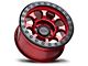 Black Rhino Riot Candy Red with Black Ring 6-Lug Wheel; 17x9; -18mm Offset (07-13 Sierra 1500)