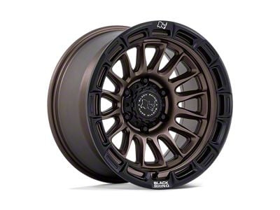 Black Rhino Rival Burnt Bronze with Matte Black Lip 6-Lug Wheel; 17x9; -12mm Offset (07-13 Sierra 1500)