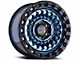 Black Rhino Sentinel Cobalt Blue with Black Ring 6-Lug Wheel; 20x9.5; 12mm Offset (07-13 Sierra 1500)