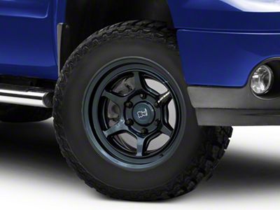 Black Rhino Shogun Gloss Midnight Blue 6-Lug Wheel; 17x8.5; -10mm Offset (07-13 Sierra 1500)