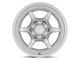 Black Rhino Shogun Hyper Silver 6-Lug Wheel; 17x8.5; -10mm Offset (07-13 Sierra 1500)