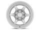 Black Rhino Shogun Hyper Silver 6-Lug Wheel; 17x8.5; 20mm Offset (07-13 Sierra 1500)